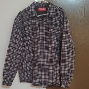 Wrangler Black and White Checkered Shirt